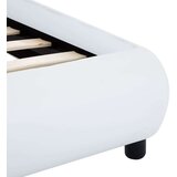  Posteljni okvir LED belo umetno usnje 160x200 cm | Shoptok.si