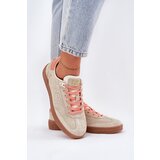 D.Franklin Suede Sports Shoes Sneakers Women Beige | Shoptok.si