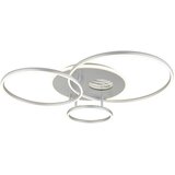 Globo 48466-54A-LED prigušiva plafonska svetiljka INVERTINA 54W/230V 90x70 cm srebrna + daljinski upravljač | Eponuda.com