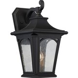 Elstead Lighting Elstead Bedford 1 srednja stenska svetilka - mistična črna barva, E27, (22100197) | Shoptok.si