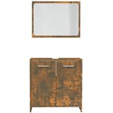  Set kupaonskog namještaja boja hrasta konstruirano drvo Smeđa | Shoptok.si