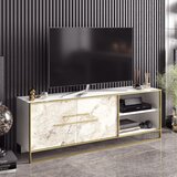  Polka - white goldwhite tv stand Cene