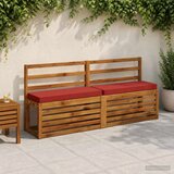  Jastučić za klupu - 1 dio VUGHT 100% poliester Crvena - Crvena (melange) 60 x 30 cm 1 | shoptok.hr