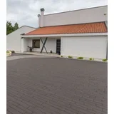 Opločnik betonski ASTI KOMBI 8cm (1m2) Bazalt Siva 61827806