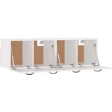  Zidni ormarići 2 kom bijeli 80 x 35 x 36 5 cm konstruirano drvo | shoptok.hr