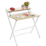 Pisalne mize Bureau pliable Tablezy avec étagère pliante Bež