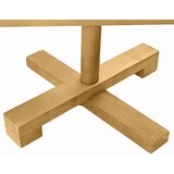 vidaXL Leseno božično drevo z stojalom Rjava 150 cm Trdna borovina | Shoptok.si
