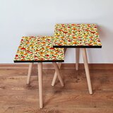 Hanah home 2Shp248 - multicolor multicolor nesting table (2 pieces) | ePonuda.com