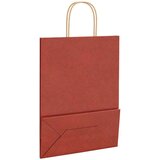 Papirnate vrećice 50 kom s ručkama crvene 26x12x35 cm | shoptok.hr