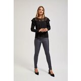 Marisse Waxed Skinny Trousers, Gray | shoptok.hr