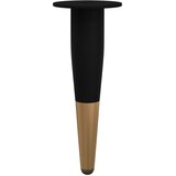  Noge namještaja 12 pcs Crna i zlatna Ø 40 x 98 mm Željezo | shoptok.hr