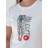 DStreet T-shirt damski z nadrukiem TRENDAY biały | Shoptok.si