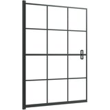 Pregrada Tuš kabina ESG 100x140 cm črna, (21027741) | Shoptok.si