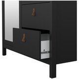 Tvilum Crni ormar s ogledalom 102x199x58 cm Madrid – | shoptok.hr