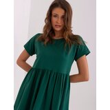 RUE PARIS Dress-RV-SK-5672.03P-dark green | Shoptok.si