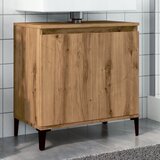 vidaXL Ormarić za sudoper Artisan hrast 58x33x60 cm izrađeno drvo Cijene