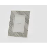 Reserved okvir iz marmorja s širokim robom - svetlo siva