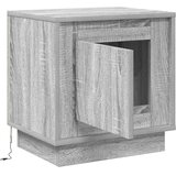  Noćni ormar 2 pcs Siva 44 x 34,5 x 45 cm Konstruirano drvo | shoptok.hr