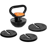 Rebel ACTIVE Podesiva liveno-gvozdena girja (kettlebell) sa automatskim podešavanjem, 18 kg, model RBA-2324-18 | Eponuda.com