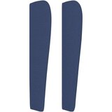  Vzglavje z ušesi modro 83x23x118/128 cm blago, (20932697) | Shoptok.si