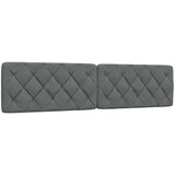 vidaXL Vzglavna stranica temno siva 200 cm blago | Shoptok.si