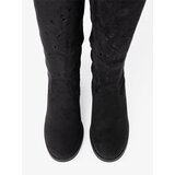 SEASTAR Suede black knee-high boots | ePonuda.com