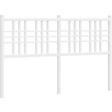  The Living Store Kovinsko vzglavje belo 137 cm - Vzglavje, (21498777) | Shoptok.si