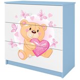 HAPPYKIDS Komoda Dreamy medvedka 2 Modra | Shoptok.si