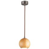  Visilica na sajli 1xGU10/10W/230V, prečnik 11 cm, masiv/jasen | Eponuda.com