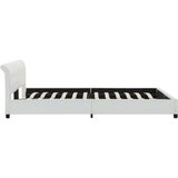  Posteljni okvir belo umetno usnje 180x200 cm | Shoptok.si