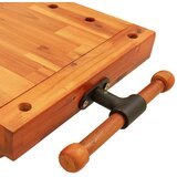  Ploča za radni stol sa škripcem 52 x 44 x 9,5 cm bagremovo drvo | shoptok.hr