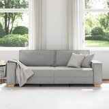 vidaXL Trosjed/Kauč/Samostojeća Sofa Oblačno Siva 180 cm Tkanina | shoptok.hr