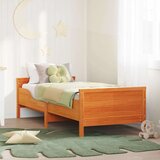  Krevetna konstrukcija Vosak smeđa 80 x 200 cm Konstruirano drvo | shoptok.hr