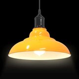 VISILICA podesiva po visini E27 sjajno žuta Ø 31 cm metal | shoptok.hr