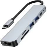 V4-HUB ADAPTER 6V1 SIV ZA PRENOSNIK, PC, MAC, USB 3.0 HUB, (22070862)