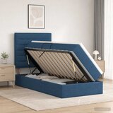  s madracem i skladištem Plava 90 x 190 cm tkanina | shoptok.hr