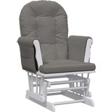  Stol za dojenje s stolčkom temno sivo blago, (20702304) | Shoptok.si