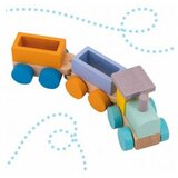 Lisciani edukativna igračka mali drveni voz carotina 46182 Cene