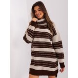 BADU Dress-BA-SK-8007.42P-dark brown | shoptok.hr