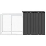  Kavez za zečeve antracit 200 x 91 x 100 cm od pocinčanog čelika | Eponuda.com