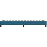  posteljni okvir brez vzmetnice temno modra 100x210 cm žamet, (21829465) | Shoptok.si