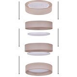  Duolla - LED plafonska svetiljka ROLLER LED/24W/230V, prečnik 45 cm, antracit | Eponuda.com