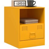 vidaXL Noćni ormarići 2 kom boja senfa 34 5 x 39 x 44 cm čelični | shoptok.hr