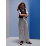 Sinsay Široke hlače s mješavinom lana | shoptok.hr