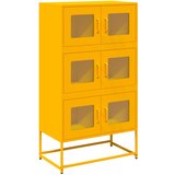 Maison Chic Komoda - Predalnik Gorčično rumena 68x39x123 cm Jeklo, (21716685) Cene