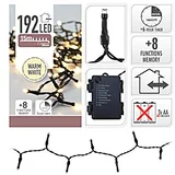 Led Veriga 192L Topla, Na Baterije 14,5M + 8 Funkcij, Časovnik 3X Aa 1,5V, (5000081587)