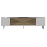 Hanah home tv polica Dekol1 white sapphire oak silver