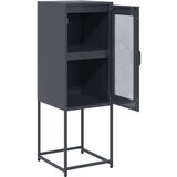 vidaXL Komoda antracit 36x39x107 cm hladno valjani čelik | shoptok.hr