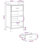  Ormar za cipele 51 x 36 5 x 93 cm Konstruirano drvo Staro drvo - Staro drvo 51 x 36 5 x 93 cm 1 ladica i 3 police | shoptok.hr