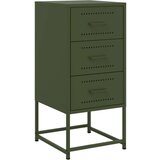 vidaXL Noćni ormarići 2 kom maslinastozeleni 36x39x78 cm čelični | shoptok.hr